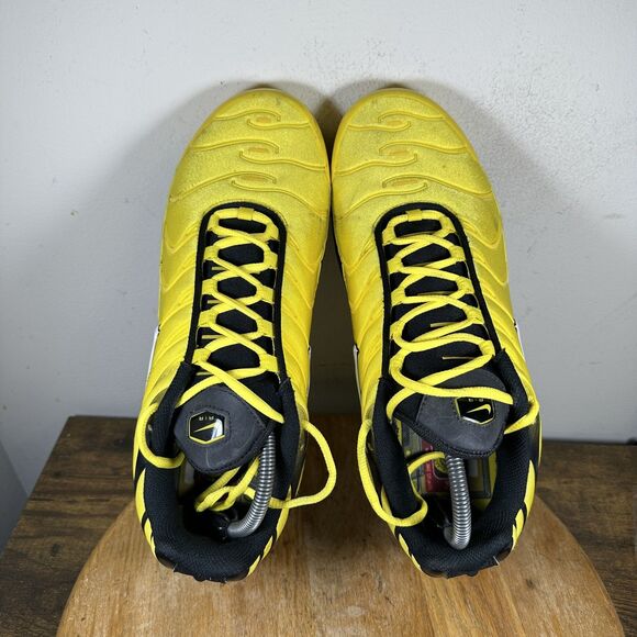 Nike Air Max Plus Tn Shoes Mens Size 12 Tuned Air AV7940-700 Sneakers Black Yell main image 4